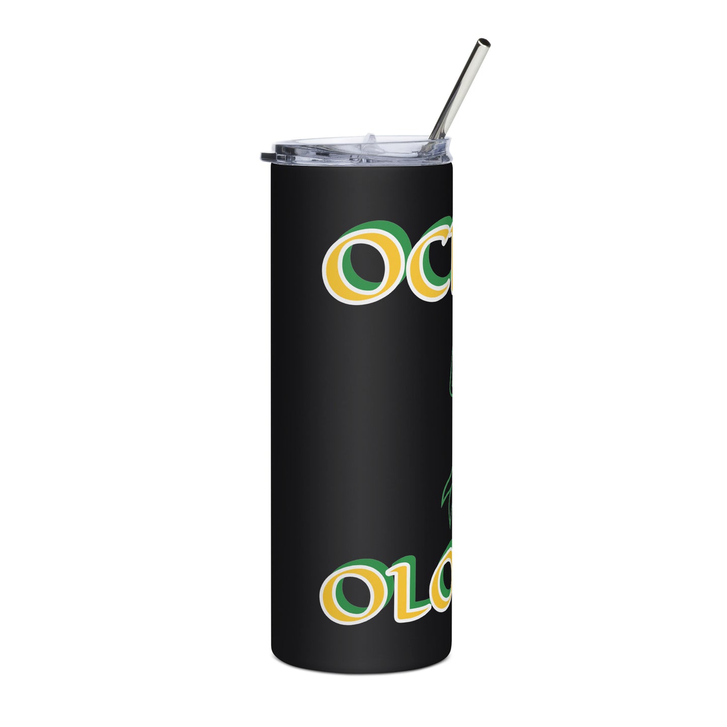 Ochun Ololodi Lucumi  Icon White/Black Stainless steel tumbler 2