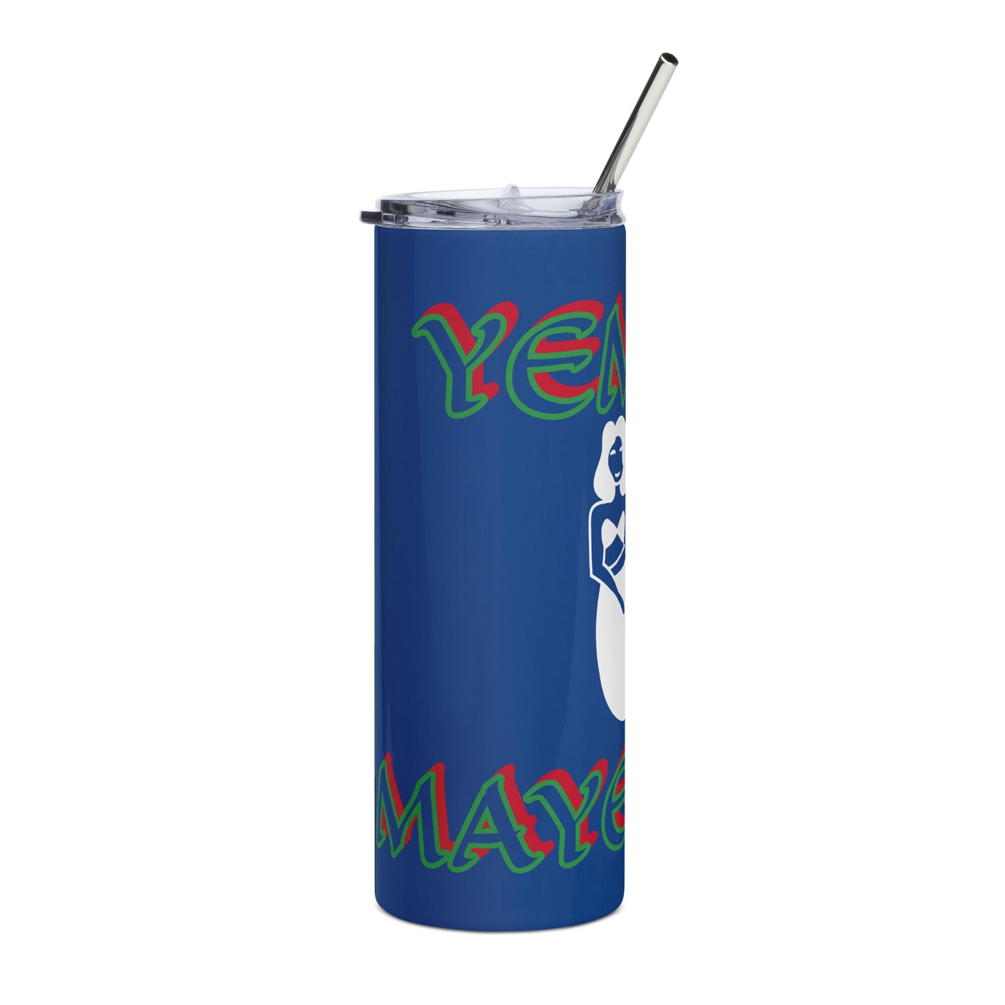 Yemaya MAYELEWO Lucumi Icon Blue Stainless steel tumbler