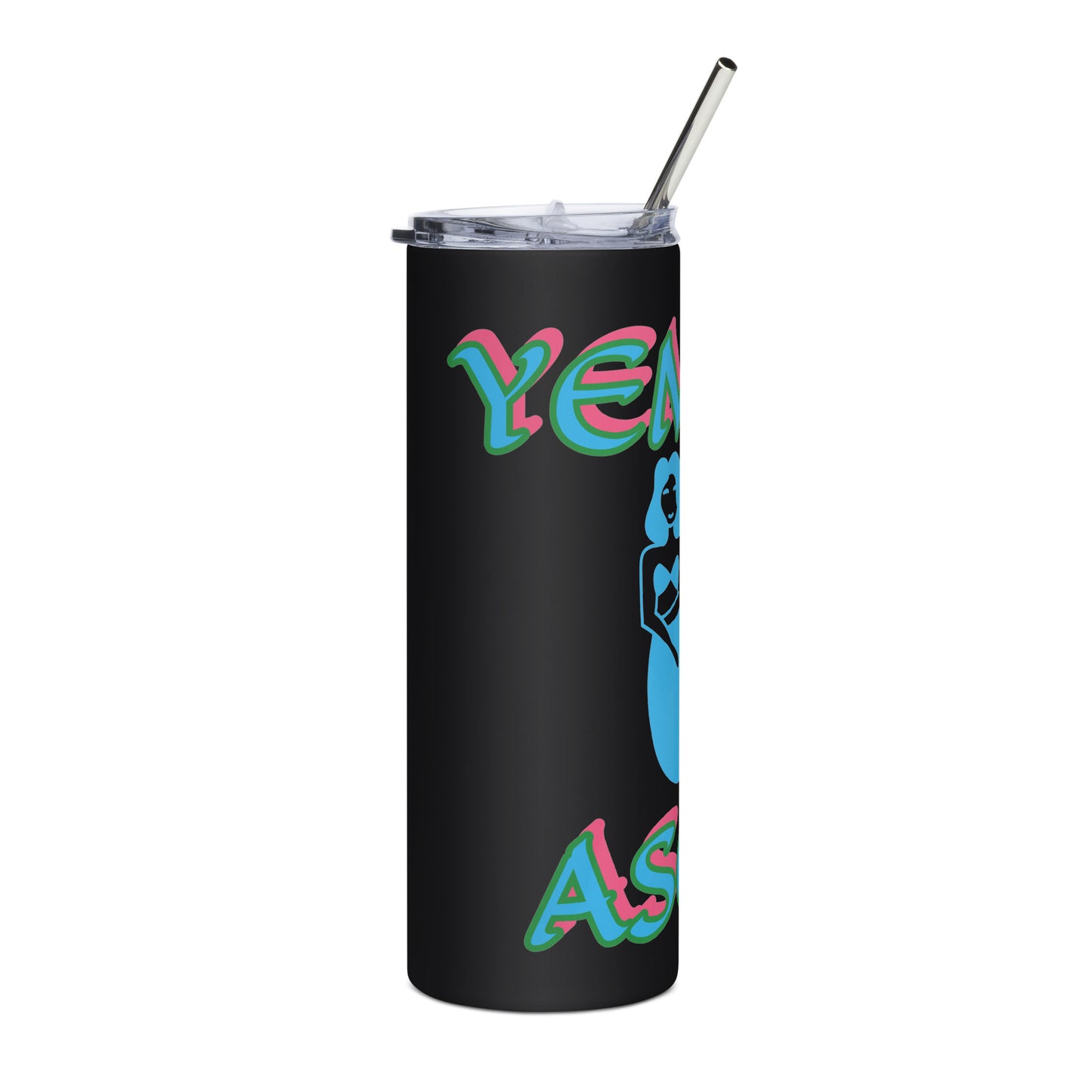 Yemaya ASESU Isese Icon White/Black Stainless steel tumbler