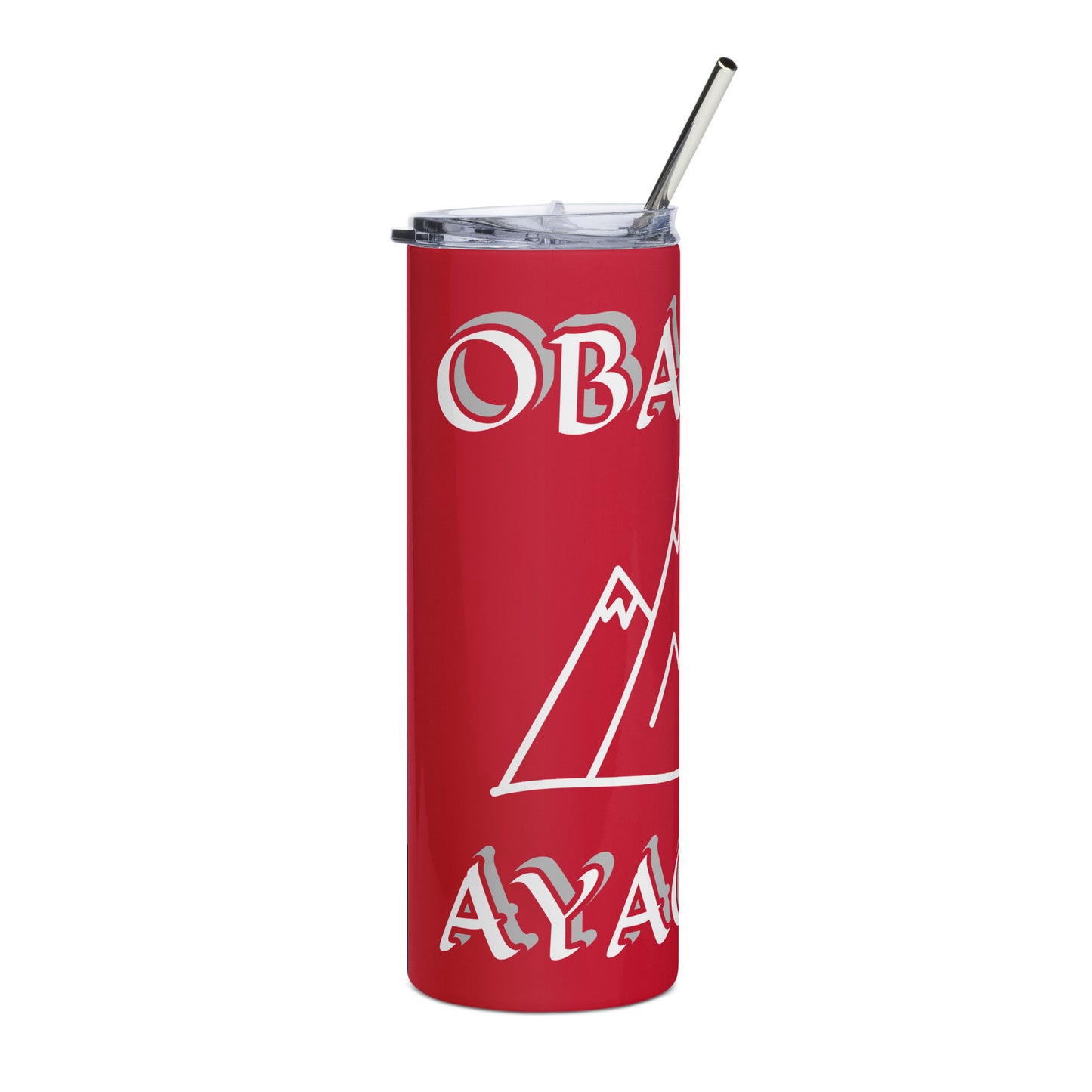 Obatala AYAGUNA Icon Red Stainless steel tumbler