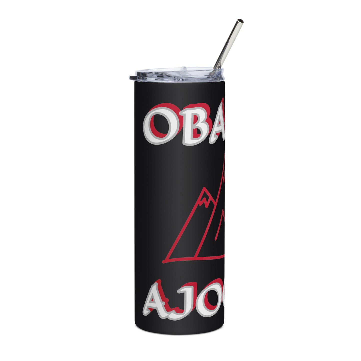 Obatala Ajoguna Isese Icon Black/White Stainless steel tumbler