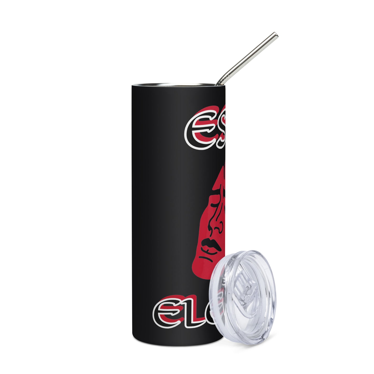 Eshu Eleggua Lucumi Icon Black Stainless steel tumbler