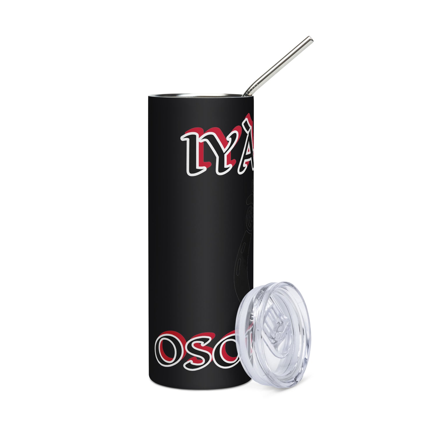 Iyaami Osoronga Icon Black Stainless steel tumbler 3