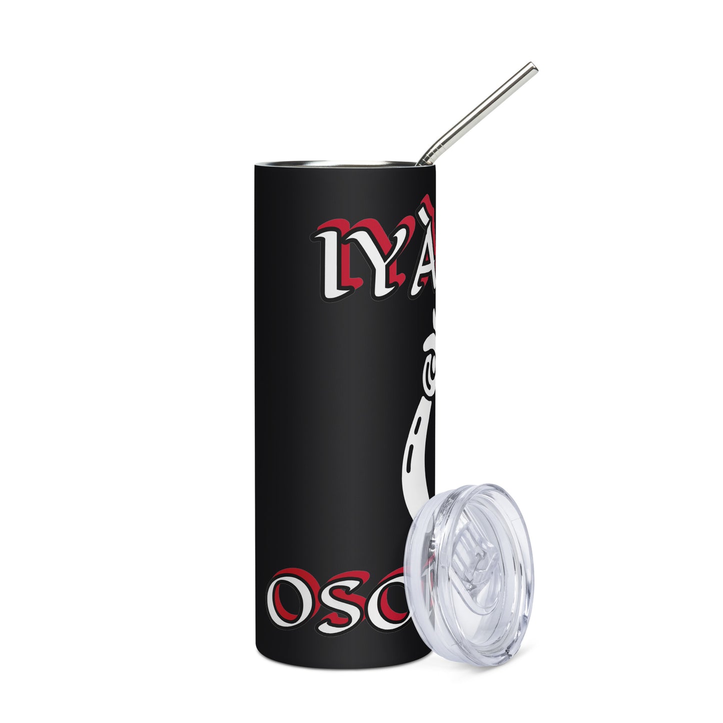 Iyaami Osoronga Icon Black Stainless steel tumbler 2