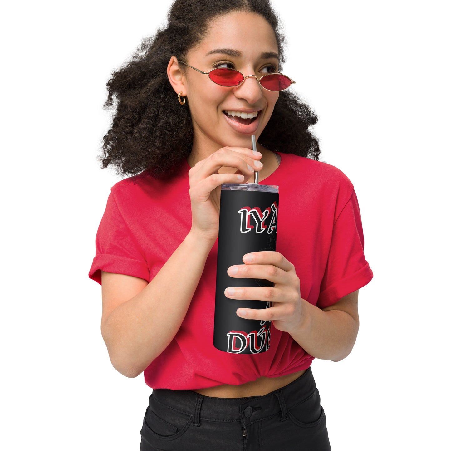 Iyaami Aje Dúndún Icon Black Stainless steel tumbler