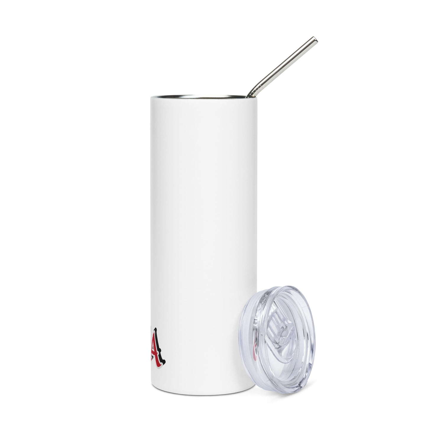 Eshu Eleggua Lucumi Icon White Stainless steel tumbler