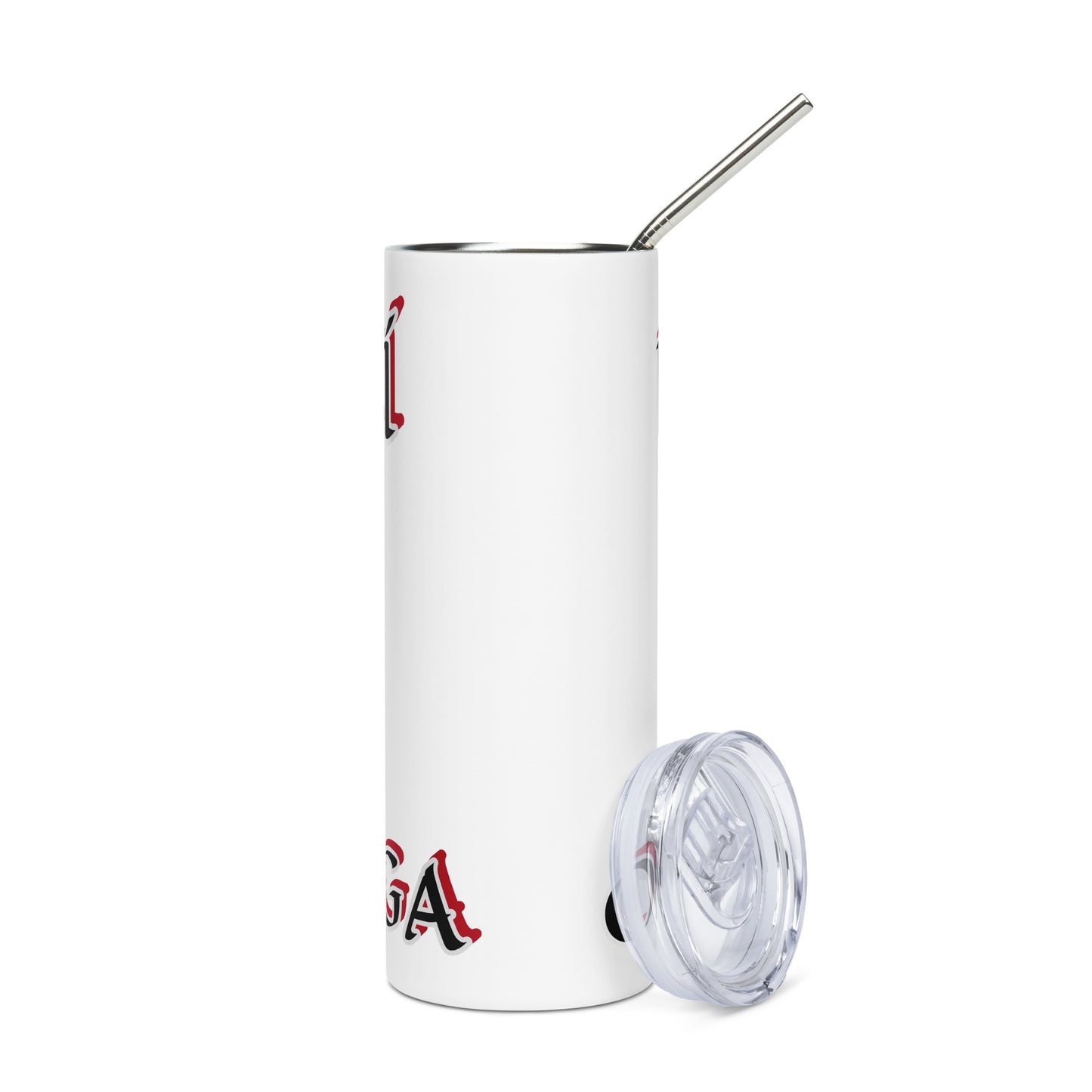 Iyaami Osoronga Icon White Stainless steel tumbler 3