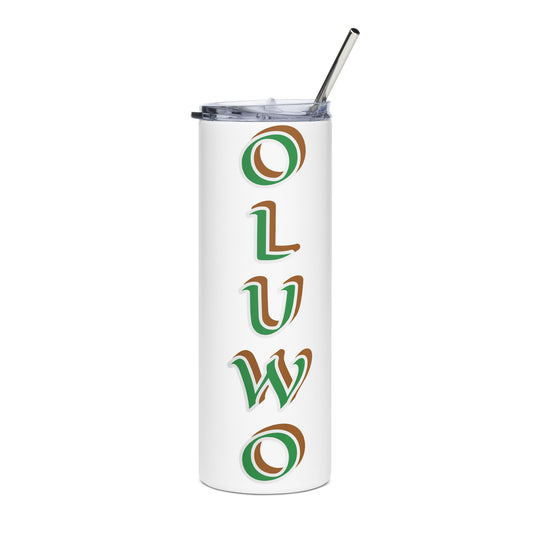 Oluwo Isese Black/White Stainless steel tumbler