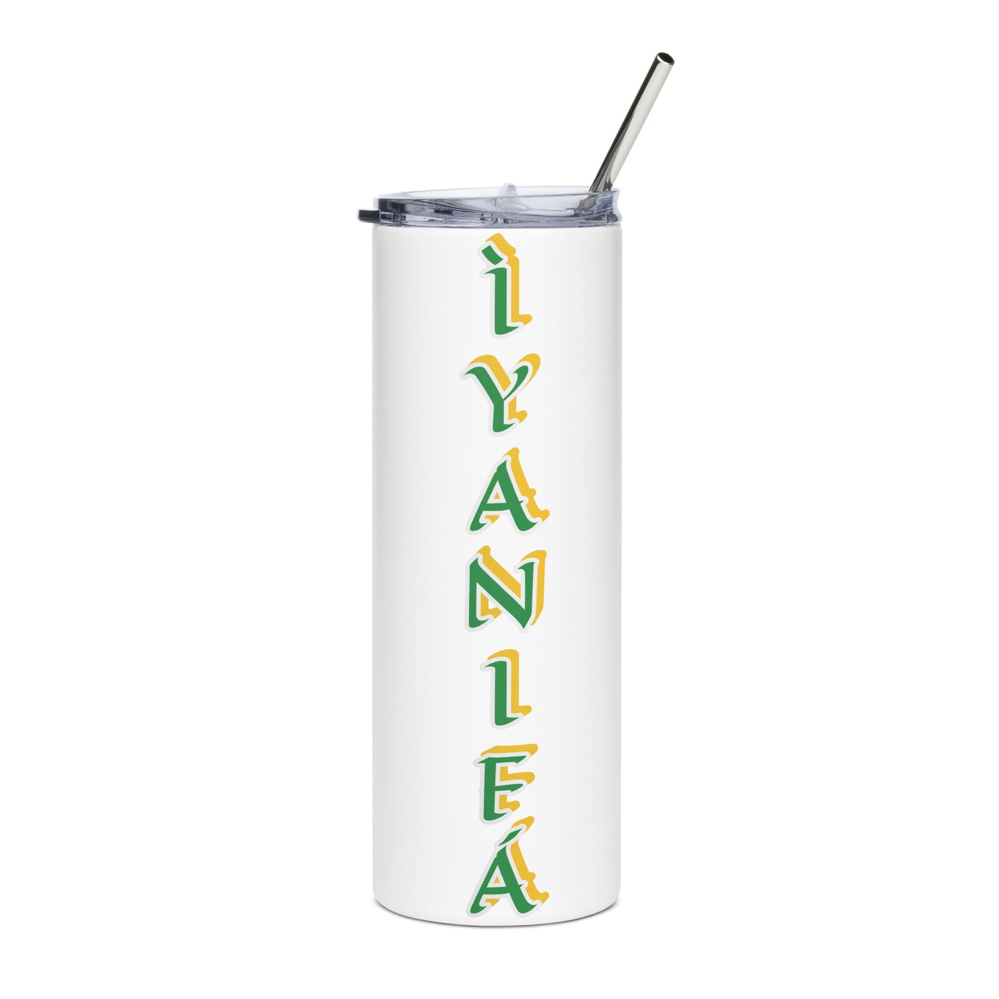 ÌYANIFÁ Lucumi Black/White Stainless steel tumbler