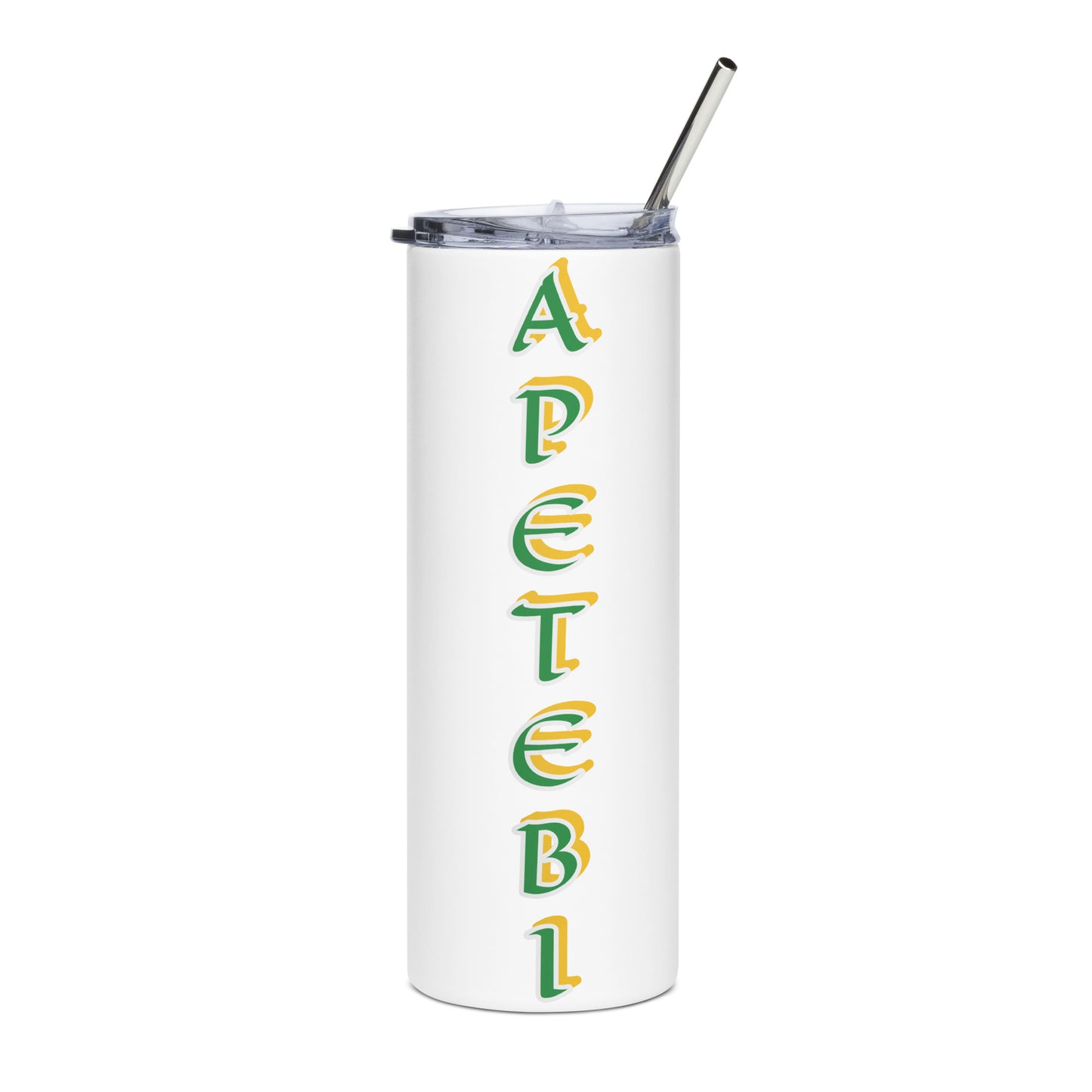 Apetebi Lucumi Black/White Stainless steel tumbler