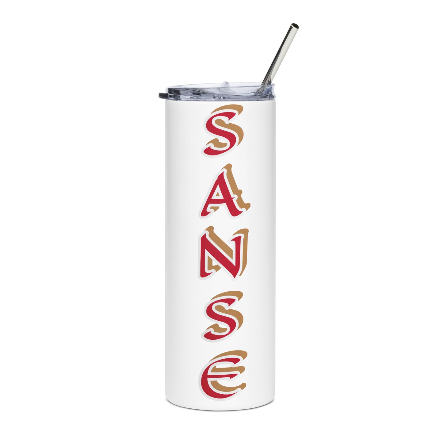 Sanse Black/White Stainless steel tumbler