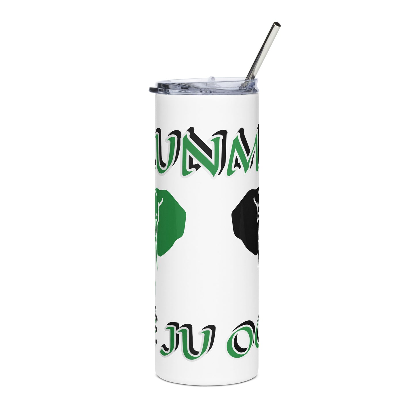 ORUNMILÁ Aje ju Ogun White Stainless steel tumbler