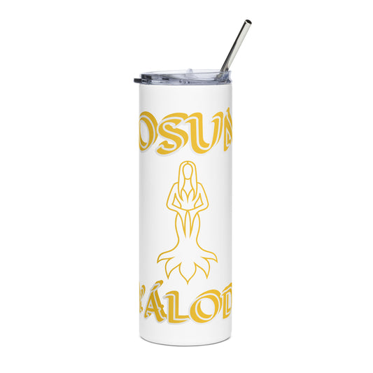 Osun Isese Icon White/Black Stainless steel tumbler