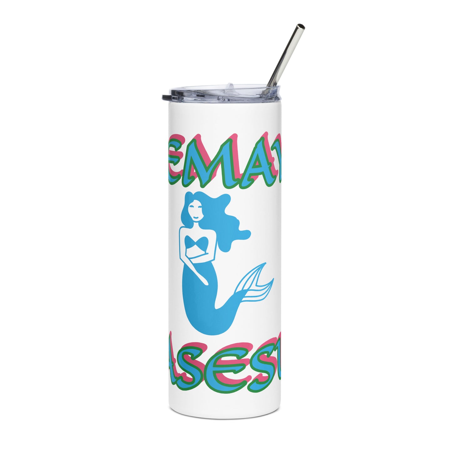 Yemaya ASESU Isese Icon White/Black Stainless steel tumbler