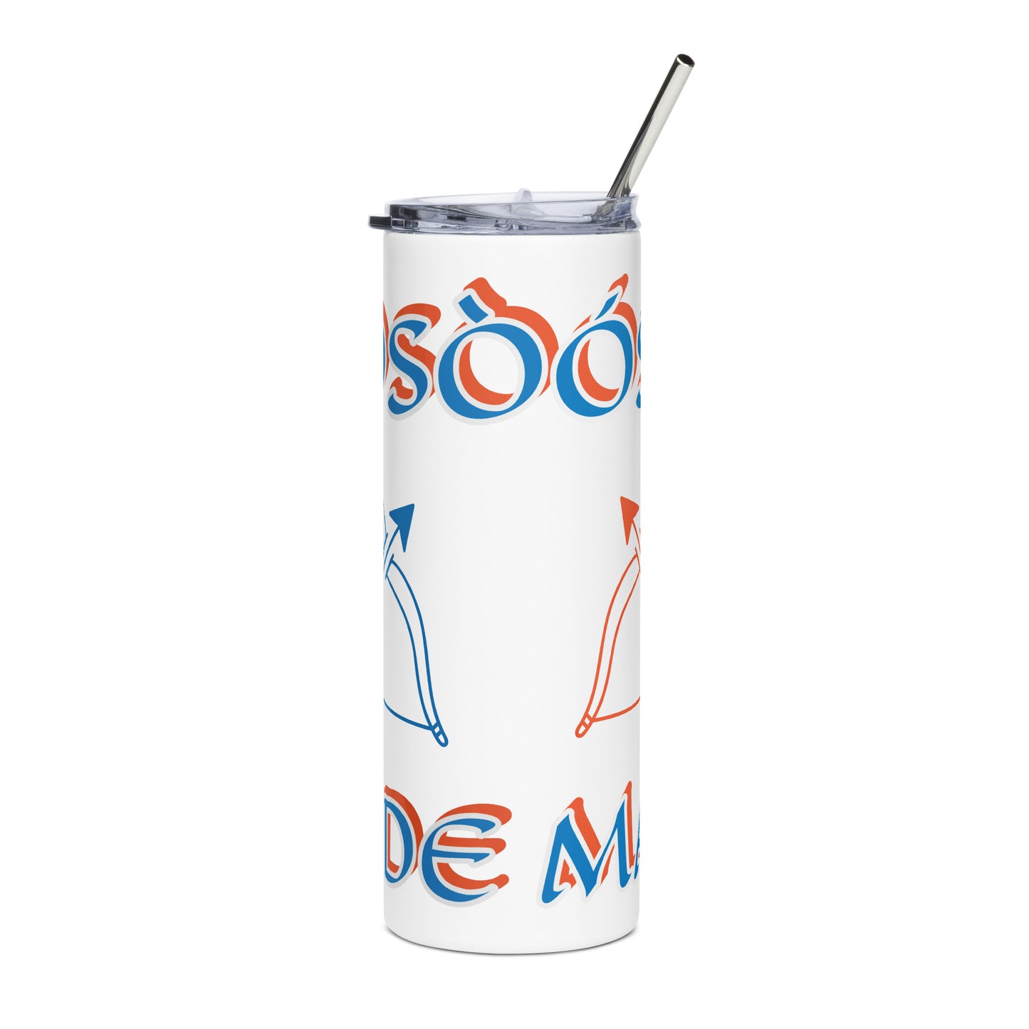 Osoosi Isese Icon White/Black Stainless steel tumbler