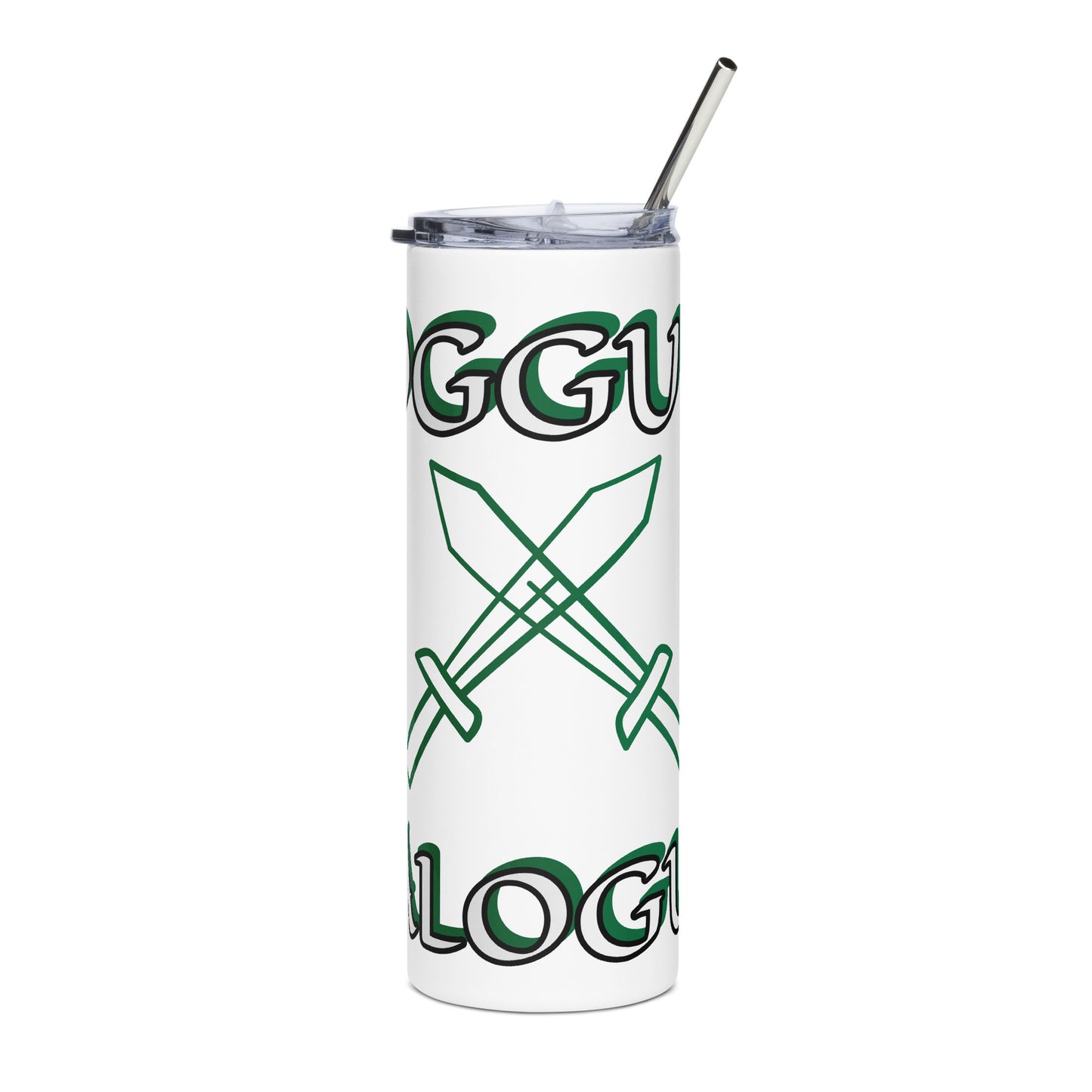 Oggun Lucumi Icon Black/White Stainless steel tumbler