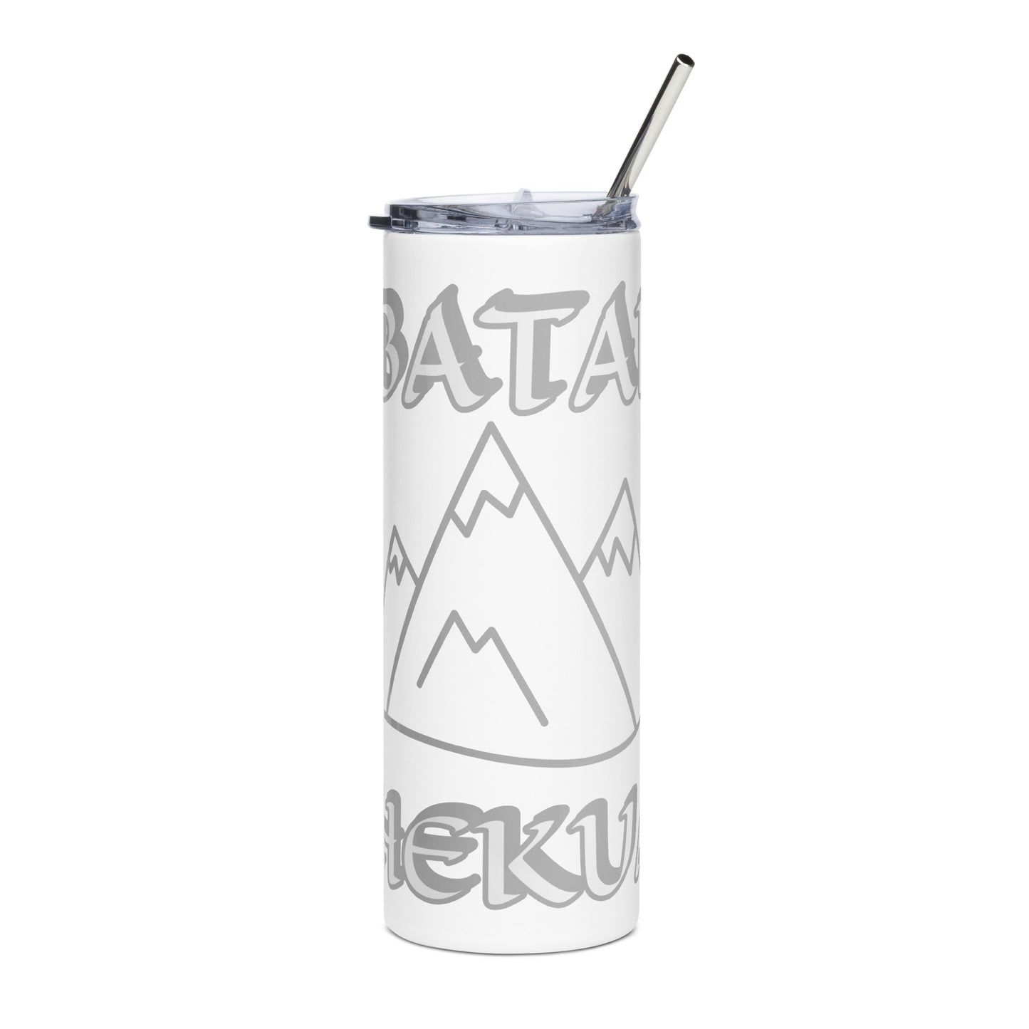 Obatala Icon Black/White Stainless steel tumbler