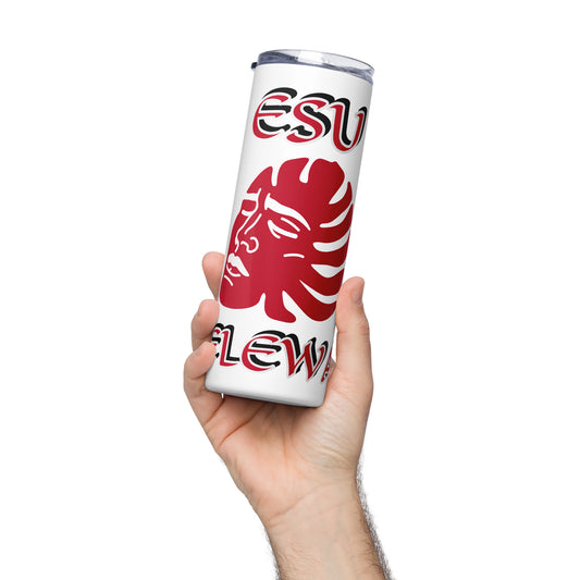 Esu Elewa Lucumi Icon White Stainless steel tumbler