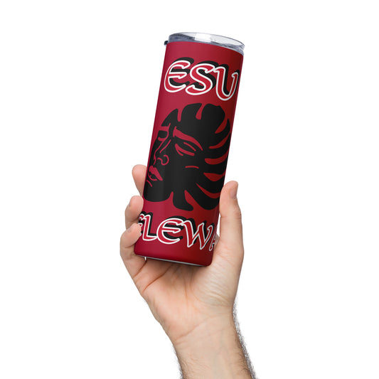 Esu Elewa Lucumi Icon Red Stainless steel tumbler