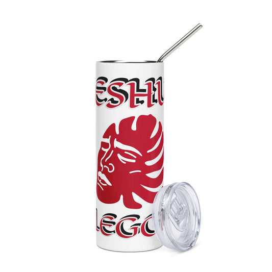 Eshu Eleggua Lucumi Icon White Stainless steel tumbler