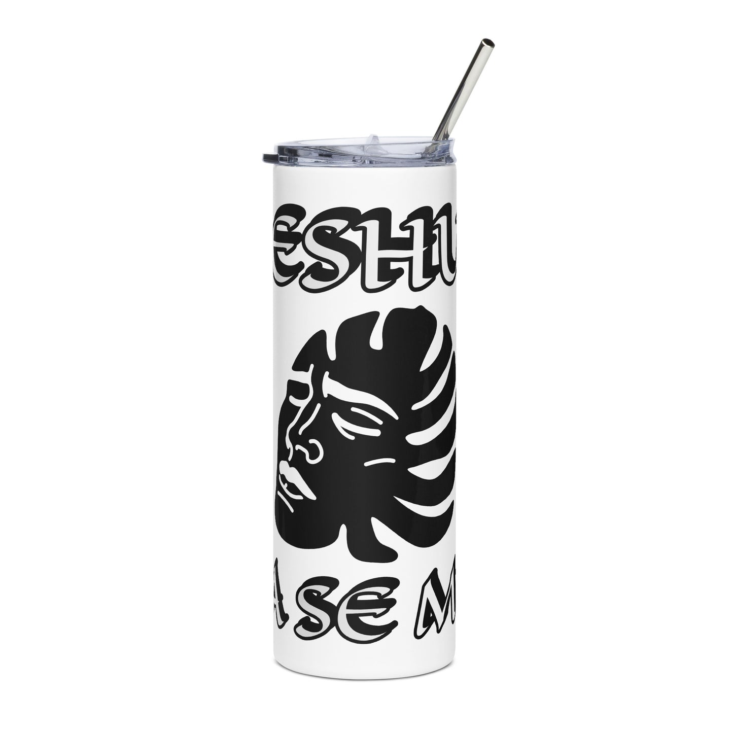 Eshu Mase Mio Lucumi Icon White Stainless steel tumbler