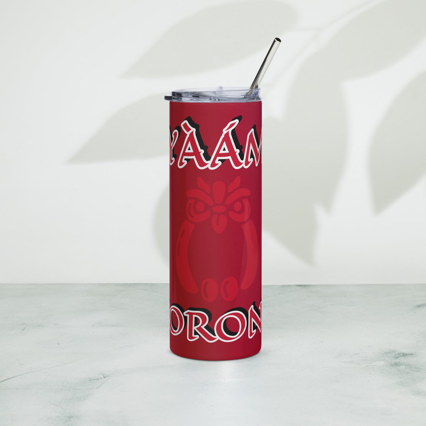 Iyaami Osoronga Icon Red Stainless steel tumbler 1