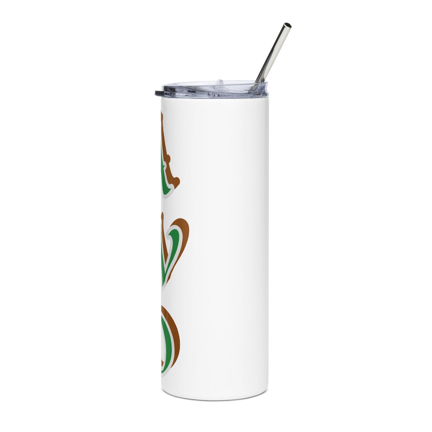 Àwo Isese Black/White Stainless steel tumbler