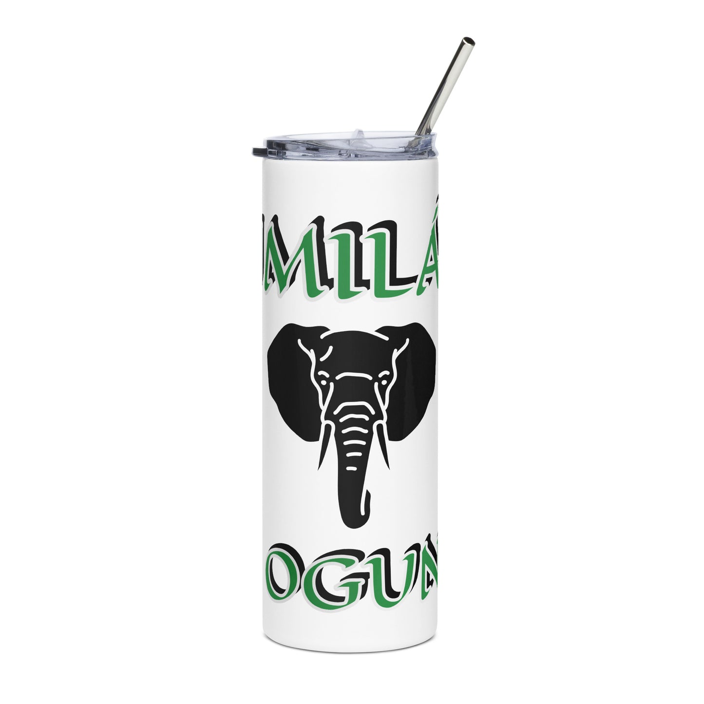 ORUNMILÁ Aje ju Ogun White Stainless steel tumbler