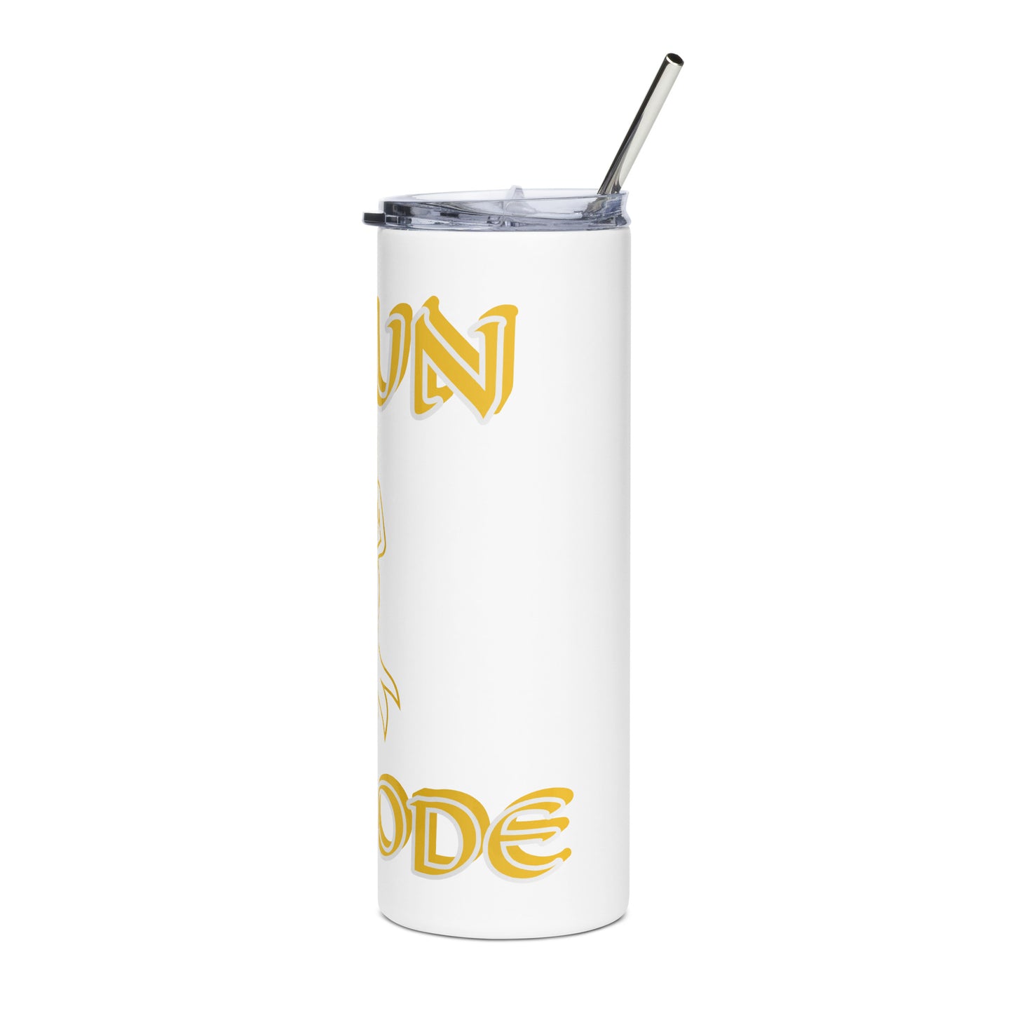 Osun Isese Icon White/Black Stainless steel tumbler