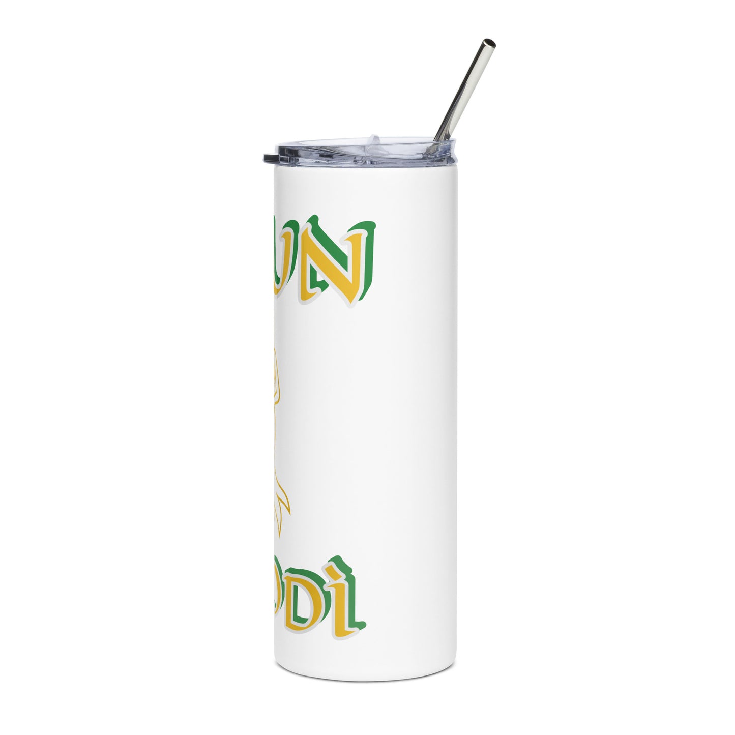 Osun Olodi Isese Icon White/Black Stainless steel tumbler 1