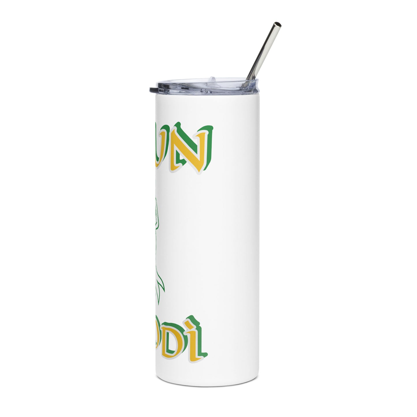 Osun Olodi Isese Icon White/Black Stainless steel tumbler 2