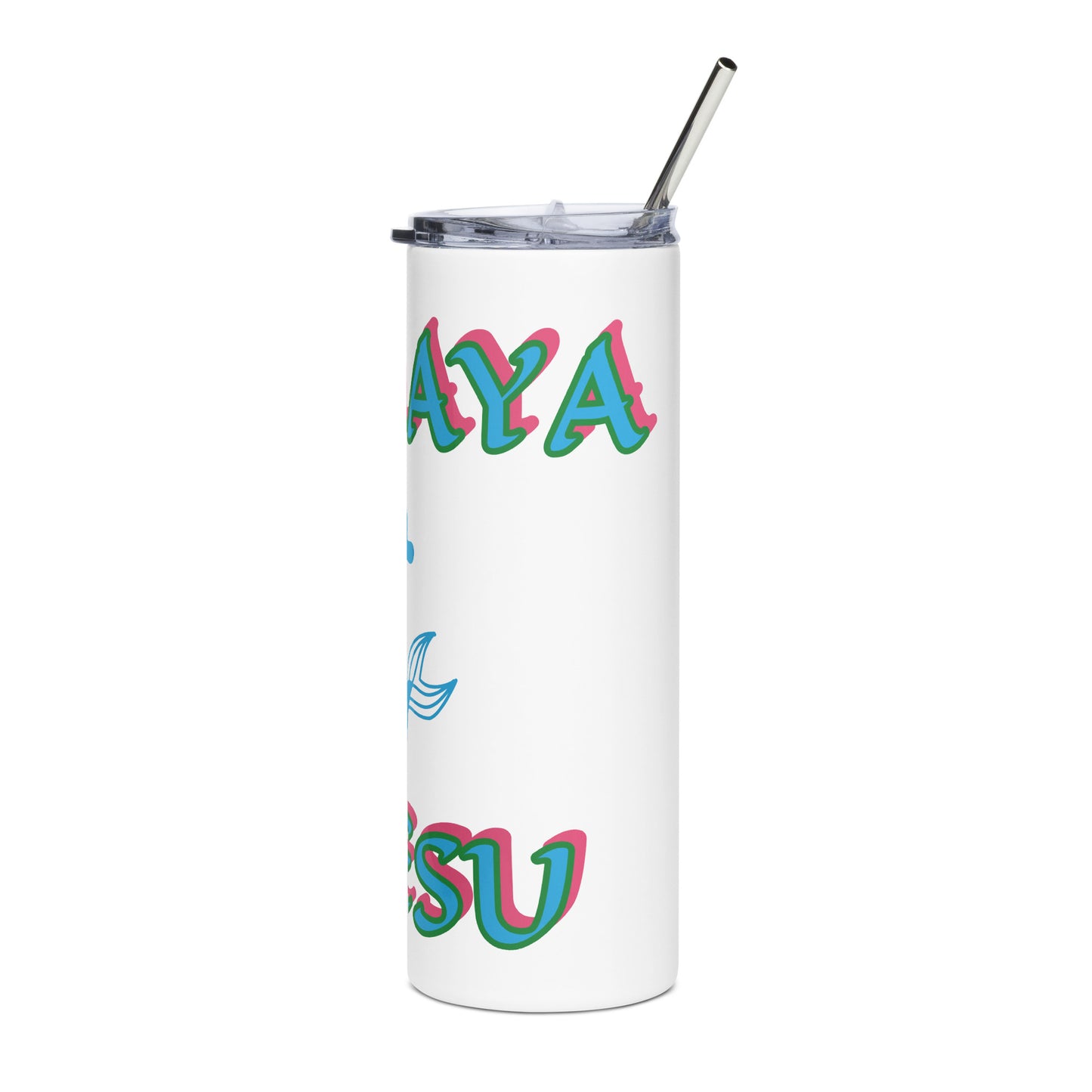 Yemaya ASESU Isese Icon White/Black Stainless steel tumbler