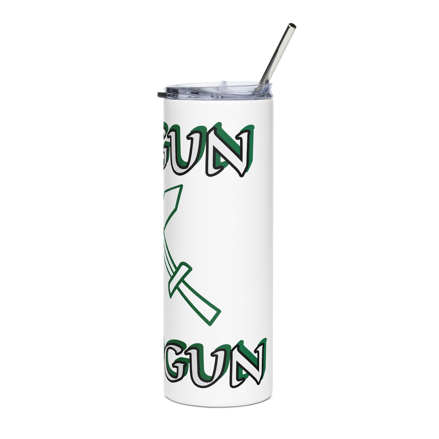 Oggun Lucumi Icon Black/White Stainless steel tumbler