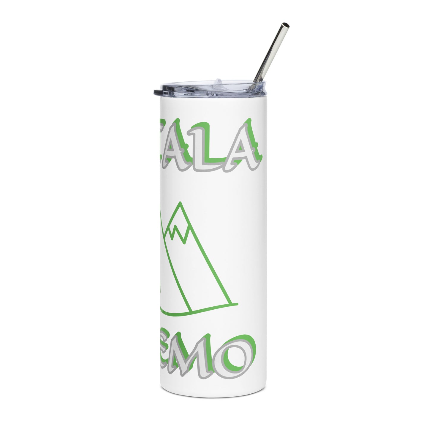 Obatala Aguemo Icon Black/White Stainless steel tumbler