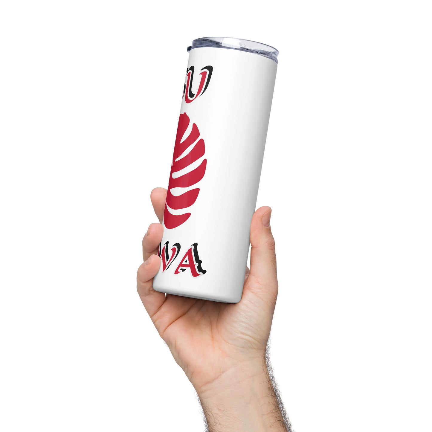 Esu Elewa Lucumi Icon White Stainless steel tumbler