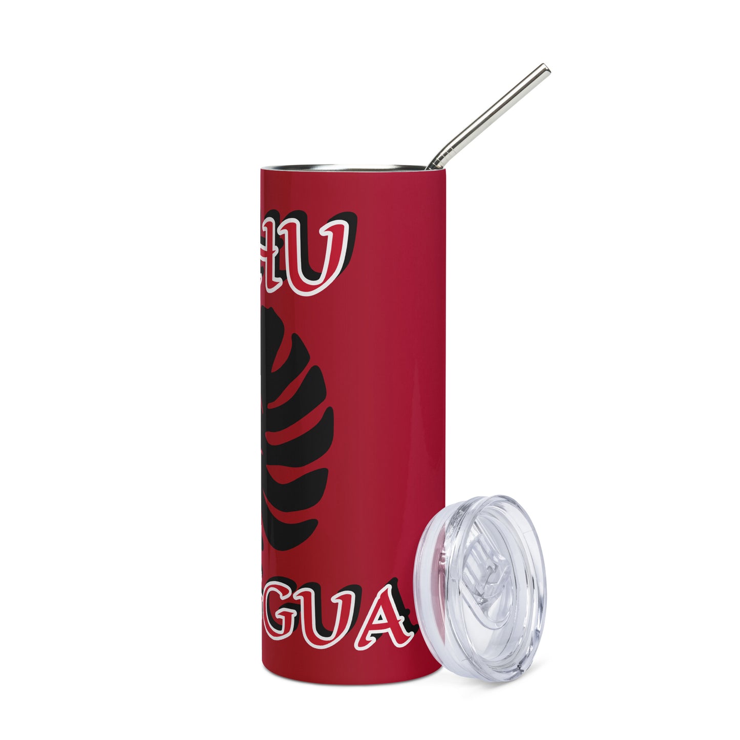 Eshu Eleggua Lucumi Icon Red Stainless steel tumbler