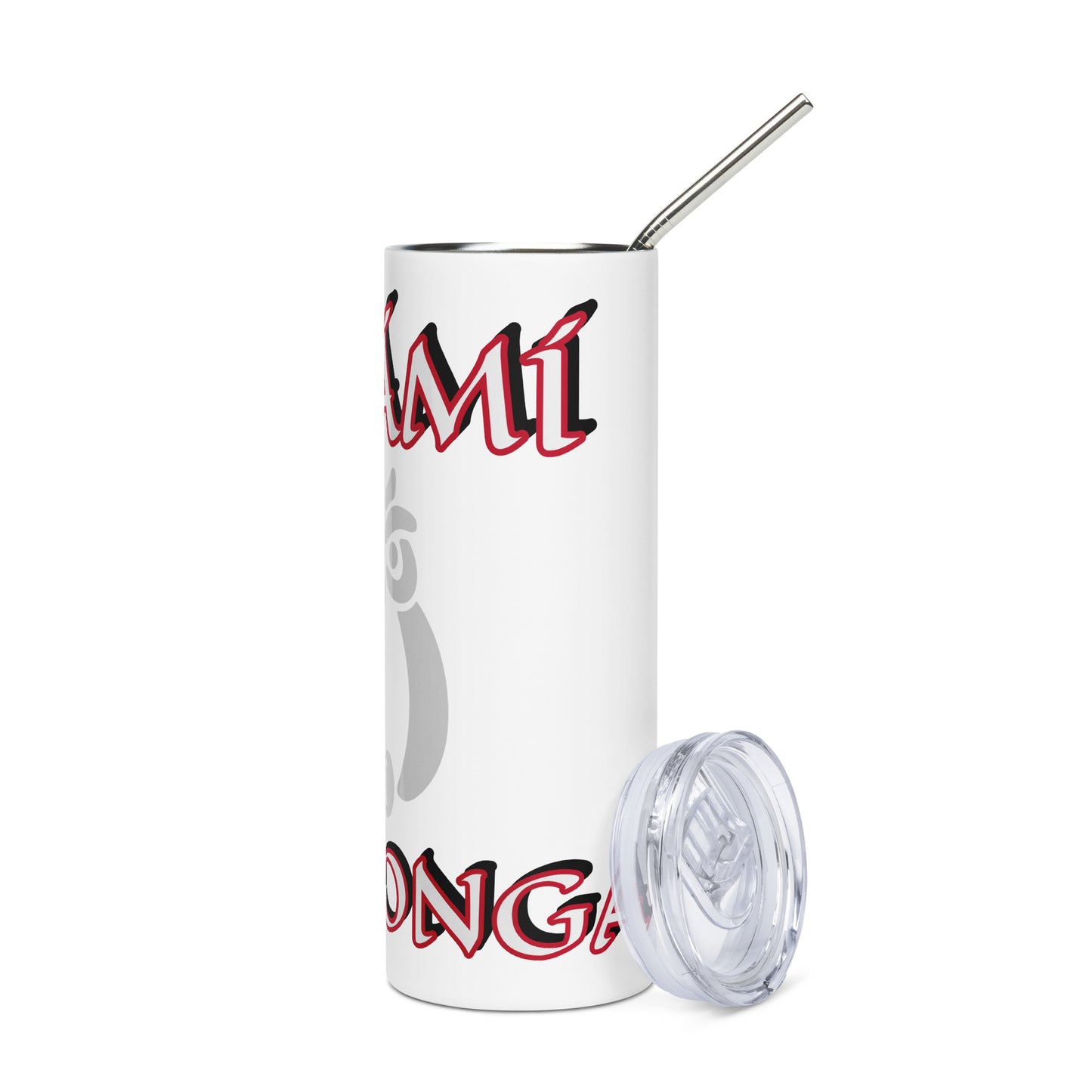 Iyaami Osoronga Icon White Stainless steel tumbler 2