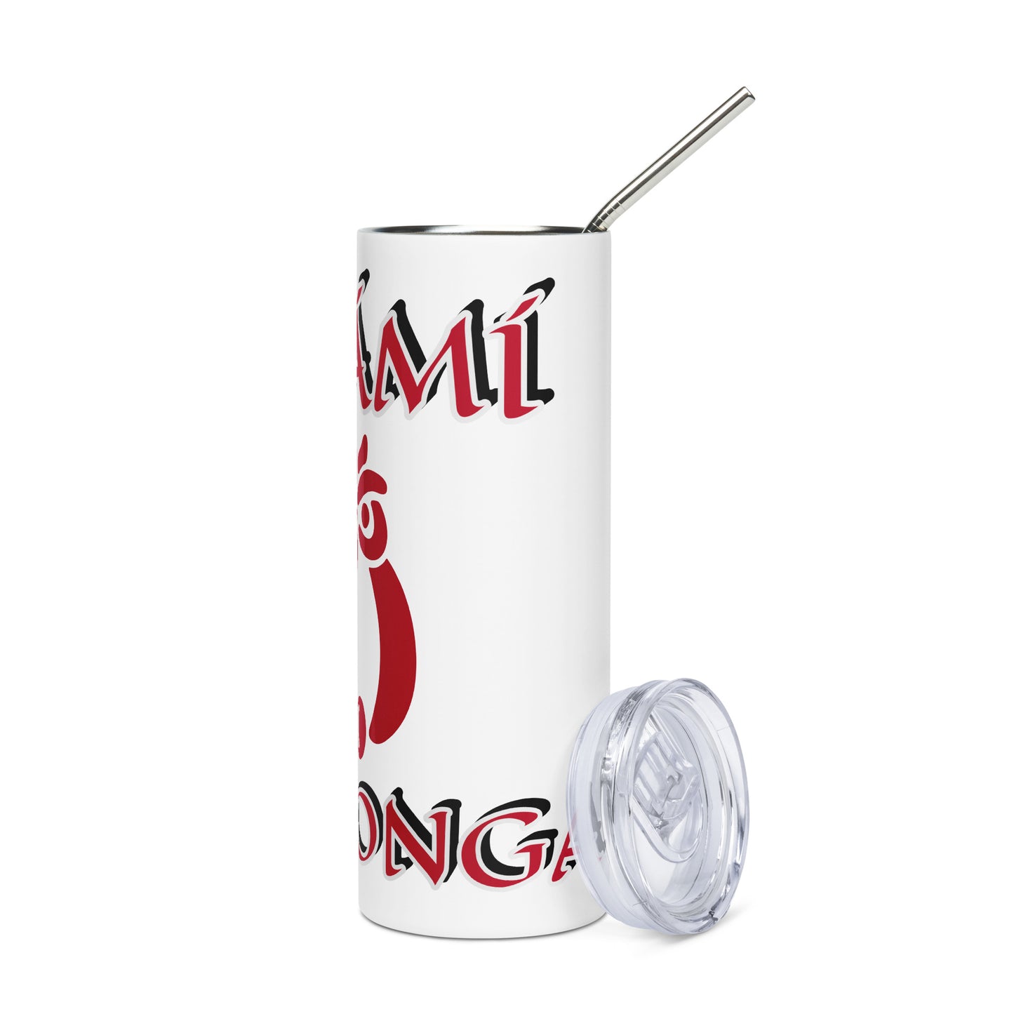 Iyaami Osoronga Icon White Stainless steel tumbler 1