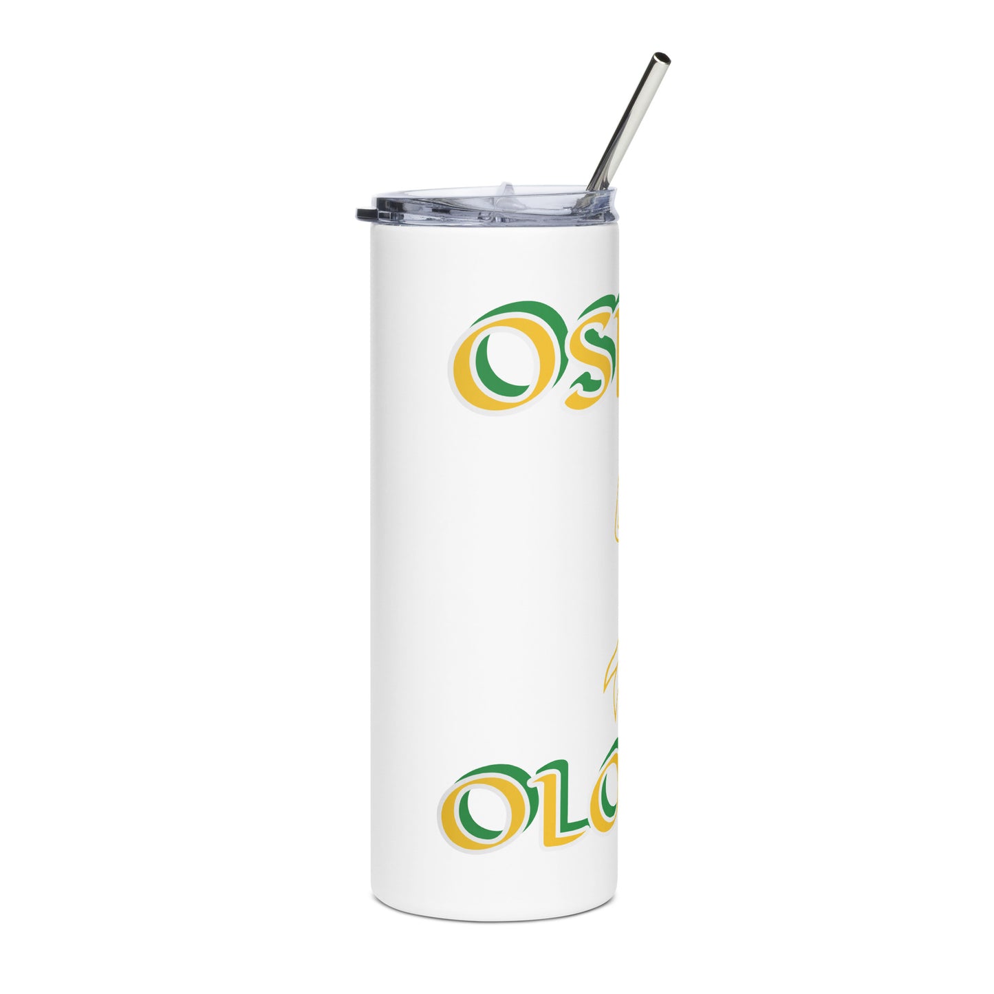 Oshun Ololodi Lucumi  Icon White/Black Stainless steel tumbler 1