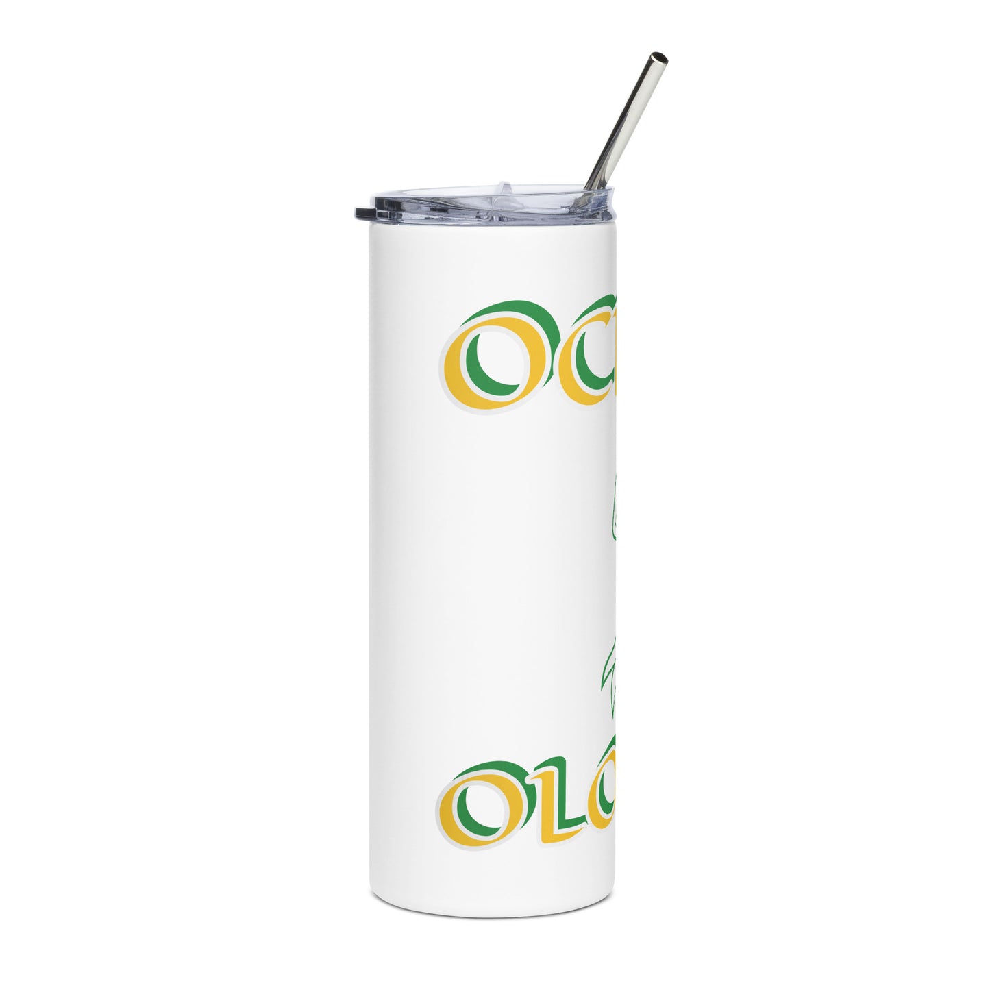 Ochun Ololodi Lucumi  Icon White/Black Stainless steel tumbler 2