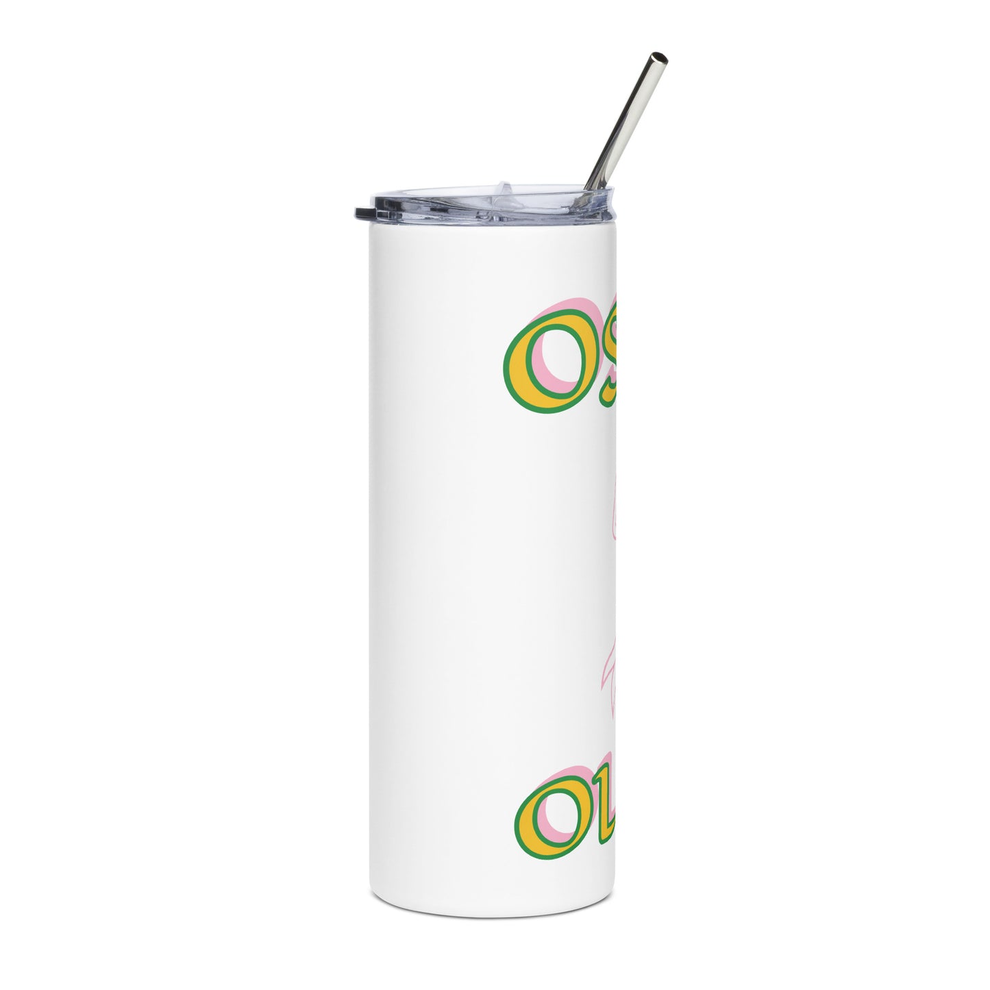 Osun Olodi Isese Icon White/Black Stainless steel tumbler 3