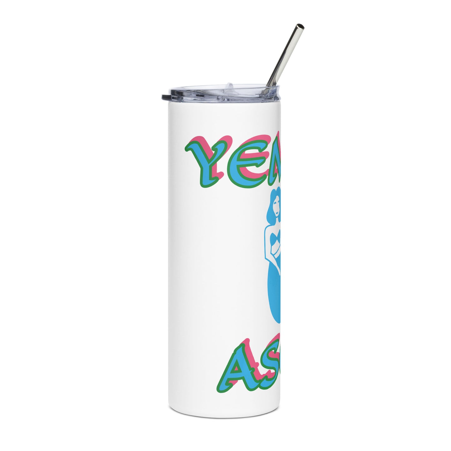 Yemaya ASESU Isese Icon White/Black Stainless steel tumbler