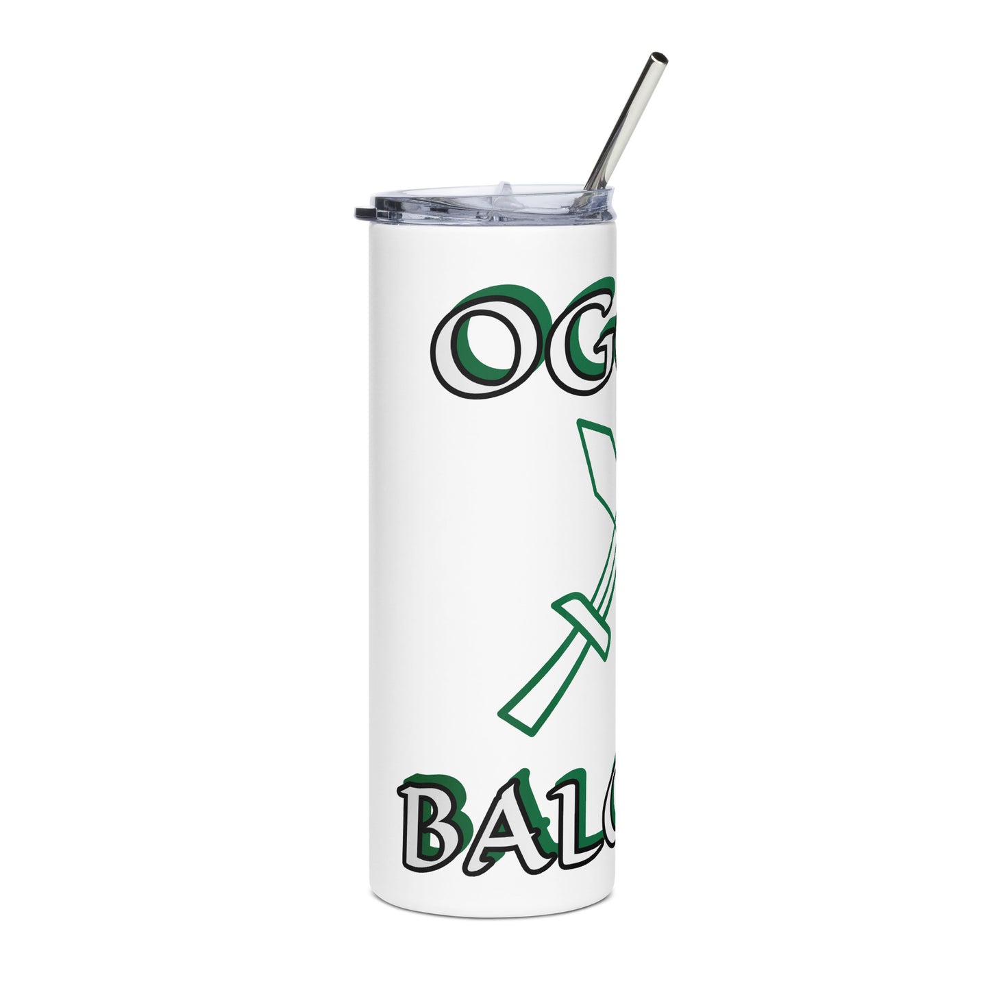 Oggun Lucumi Icon Black/White Stainless steel tumbler