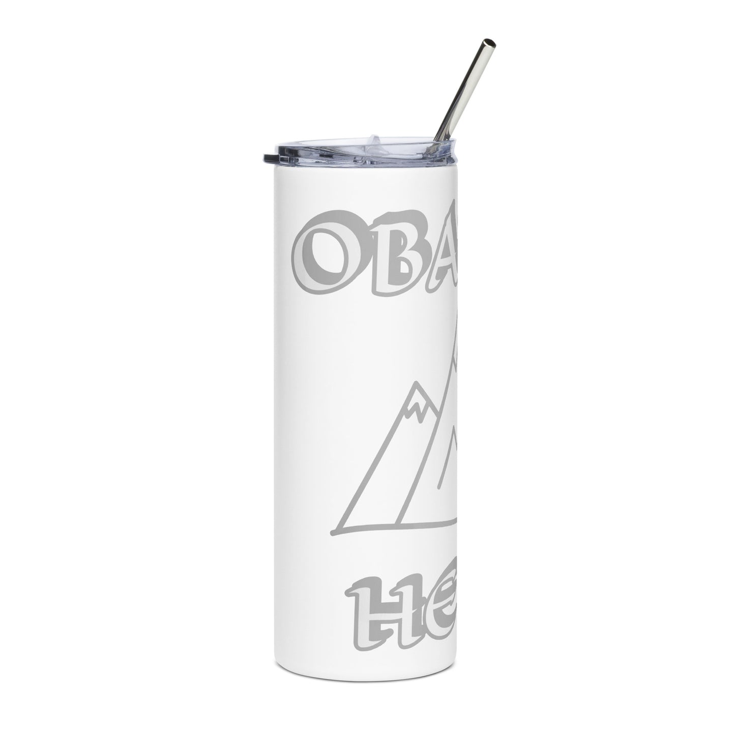 Obatala Icon Black/White Stainless steel tumbler