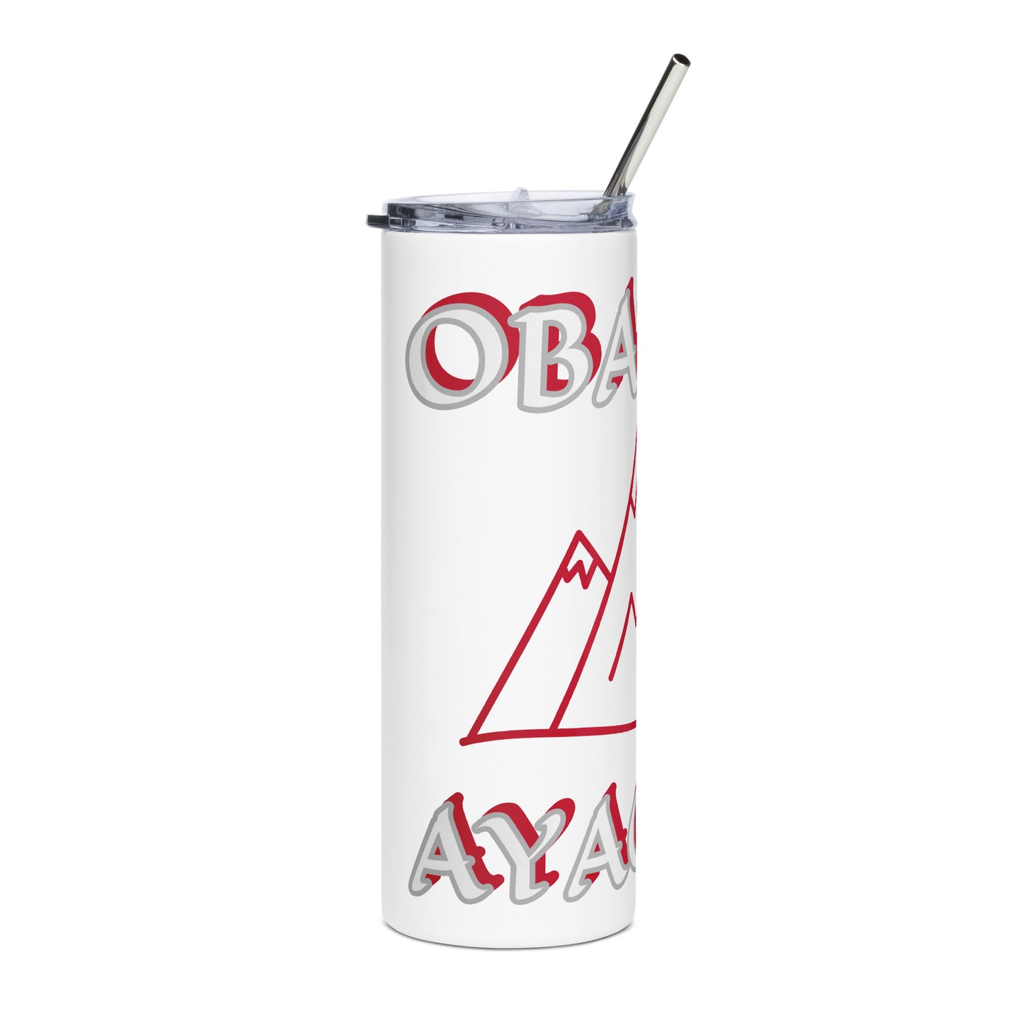 Obatala AYAGUNA Icon Black/White Stainless steel tumbler