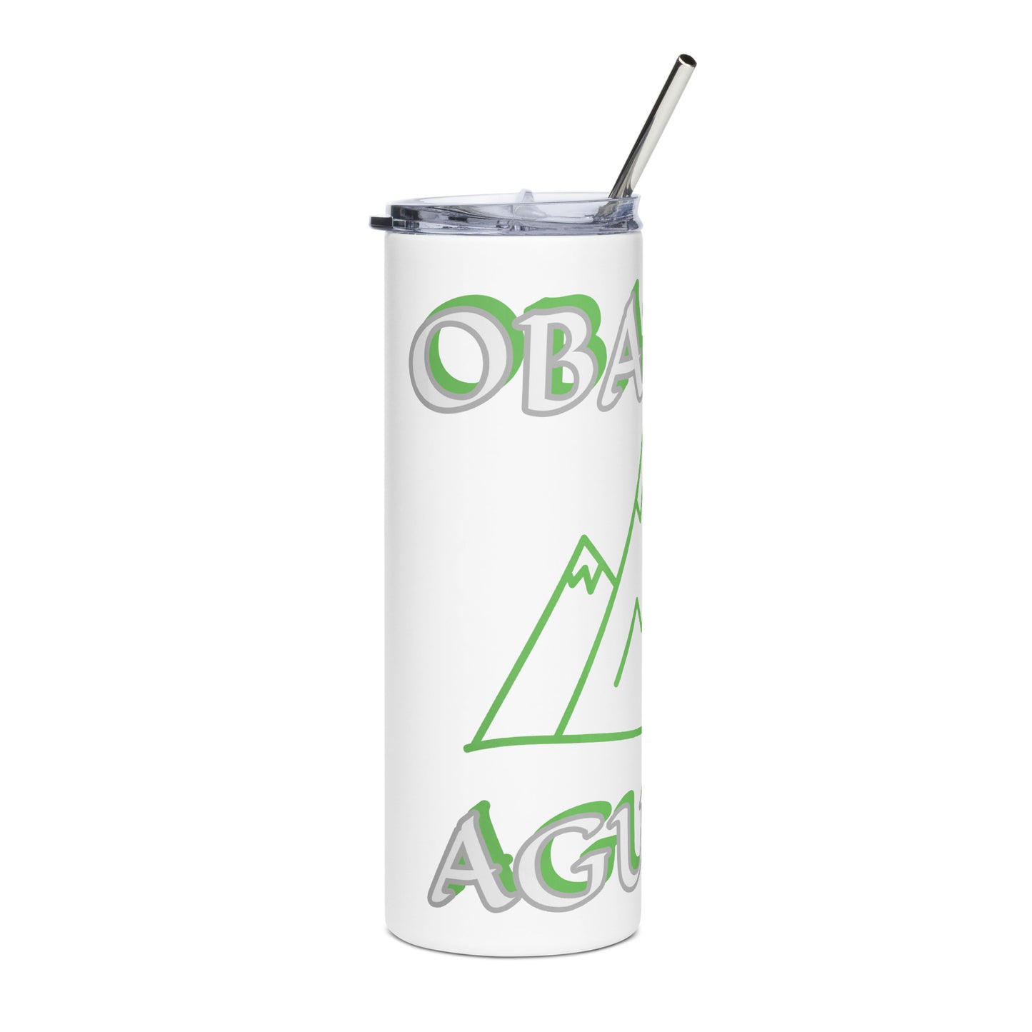 Obatala Aguemo Icon Black/White Stainless steel tumbler