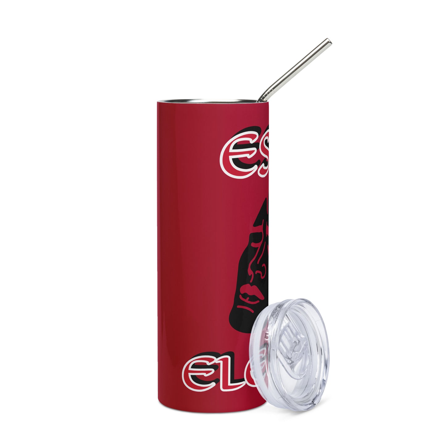 Eshu Eleggua Lucumi Icon Red Stainless steel tumbler