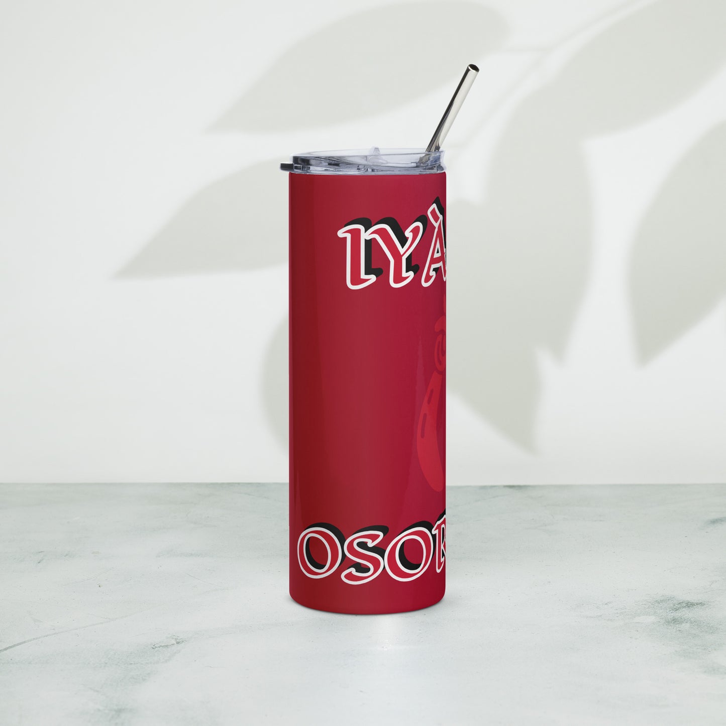 Iyaami Osoronga Icon Red Stainless steel tumbler 1