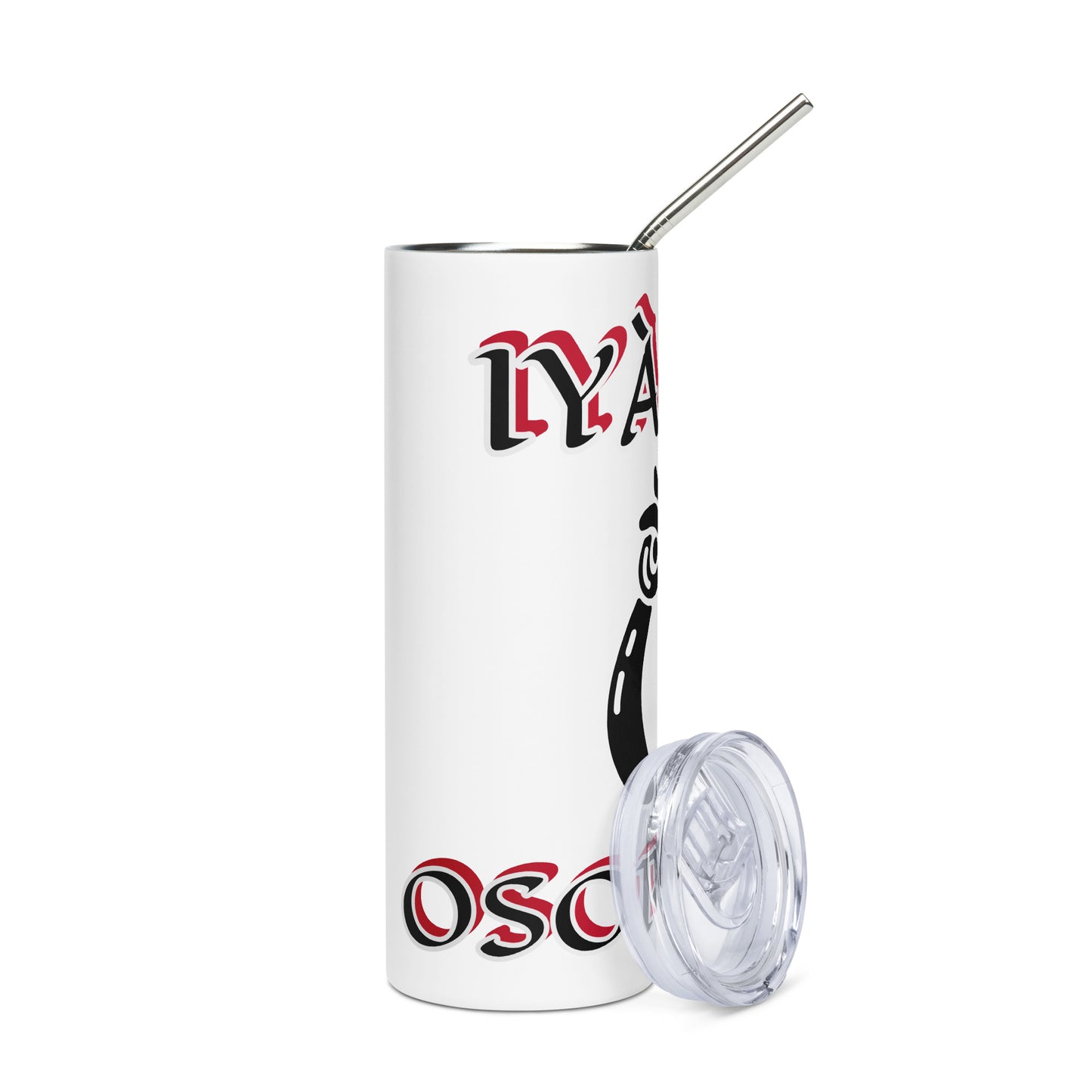 Iyaami Osoronga Icon White Stainless steel tumbler 3