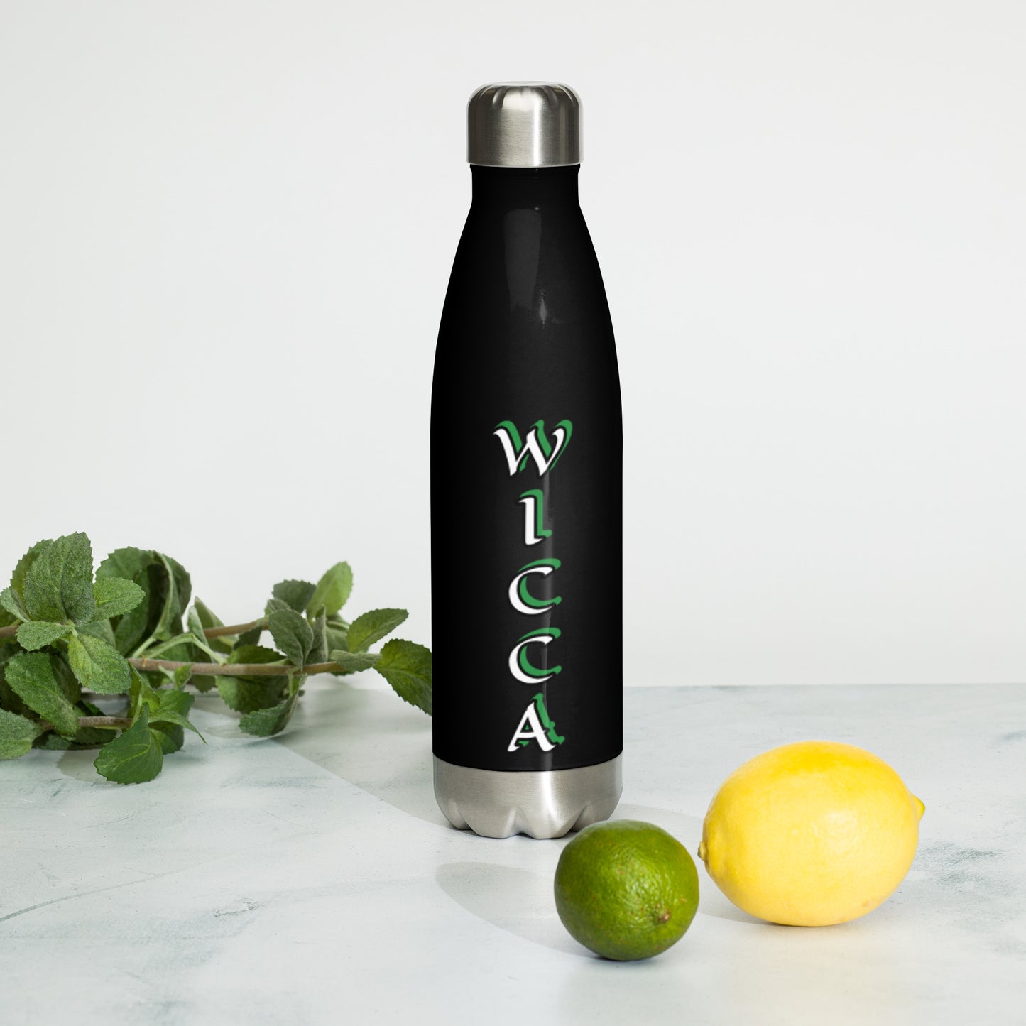 Wicca Stainless steel water bottle 1